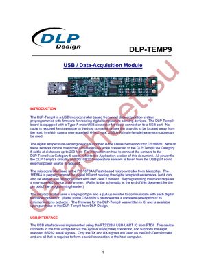 DLP-TEMP9 datasheet  